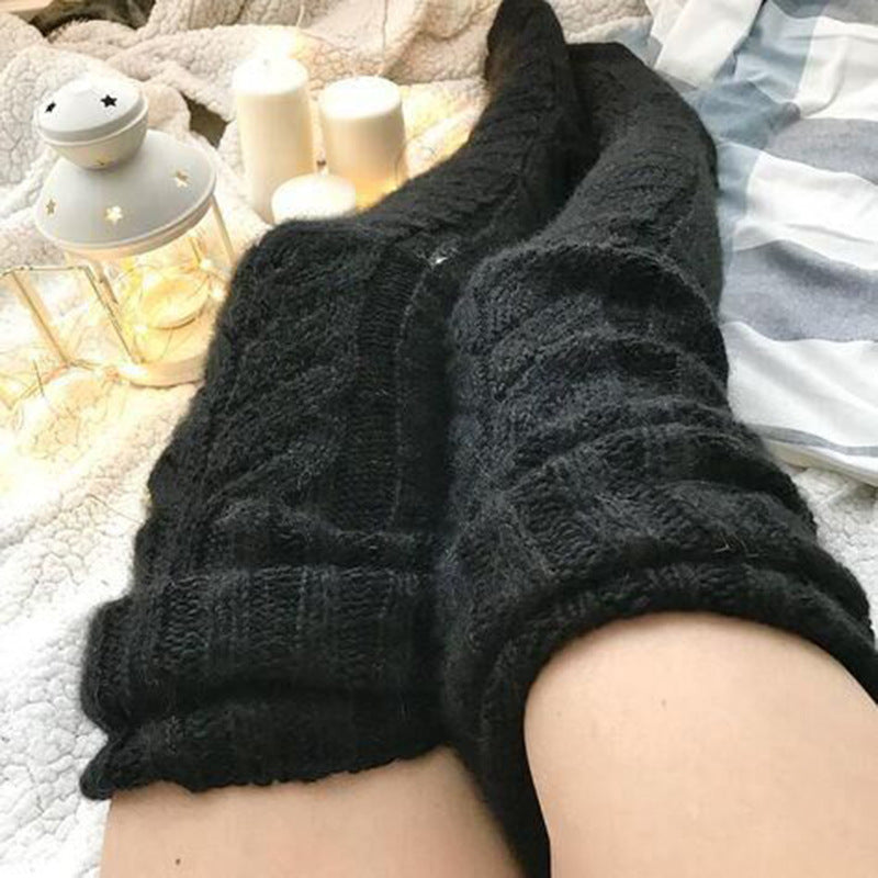 Knitted Mohair Long Stockings/Socks