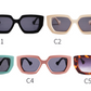 Trendy Celebrity-Fashion Shades - Bold Retro Design Thick Frame Sunglasses