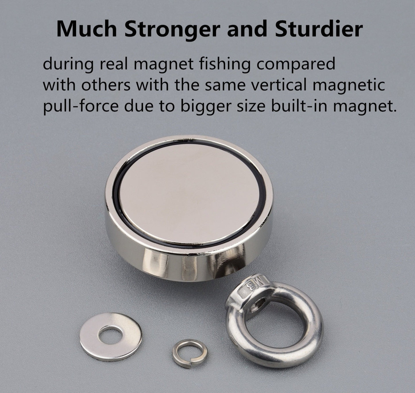 Fishing Magnet Kit with Grappling Hook & More