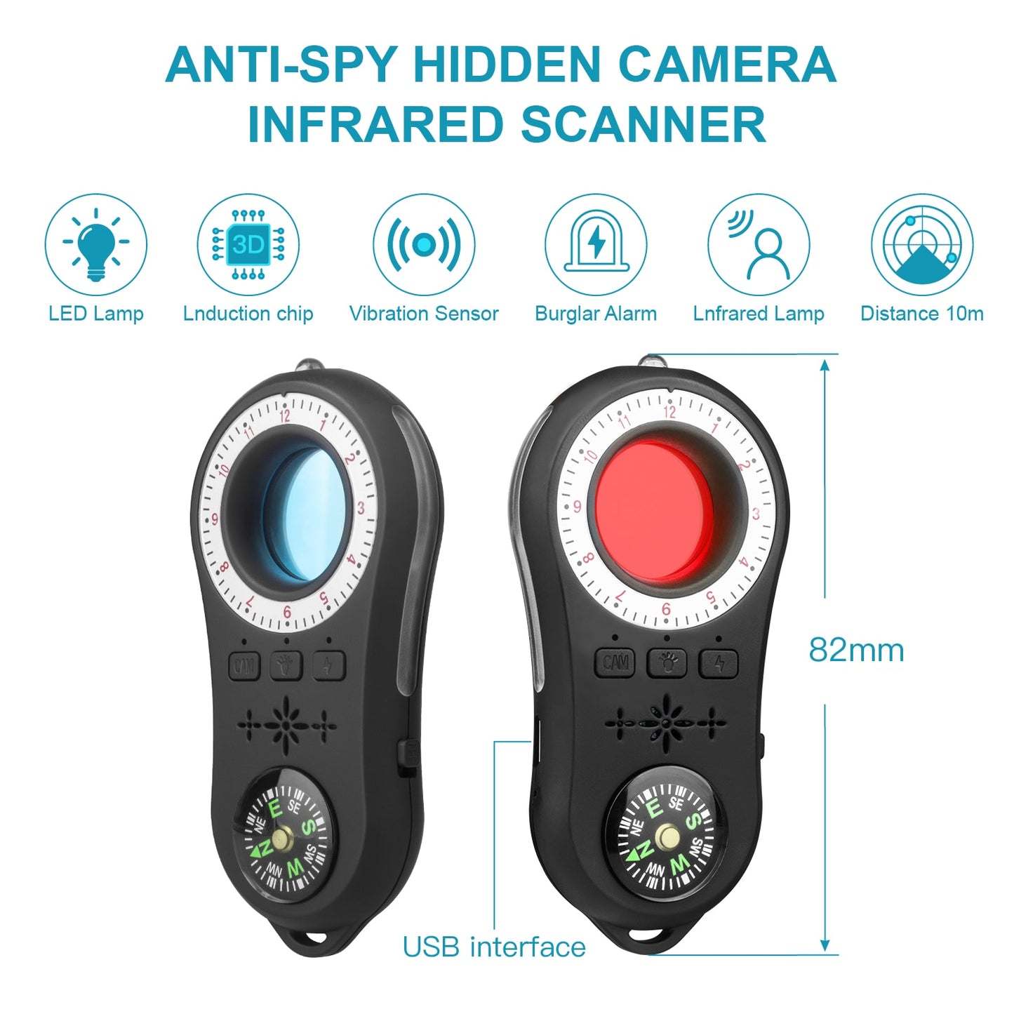 Mini Anti-Spy Camera Detector