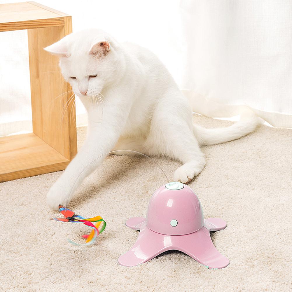 Electric Rotating Butterfly Cat Toy