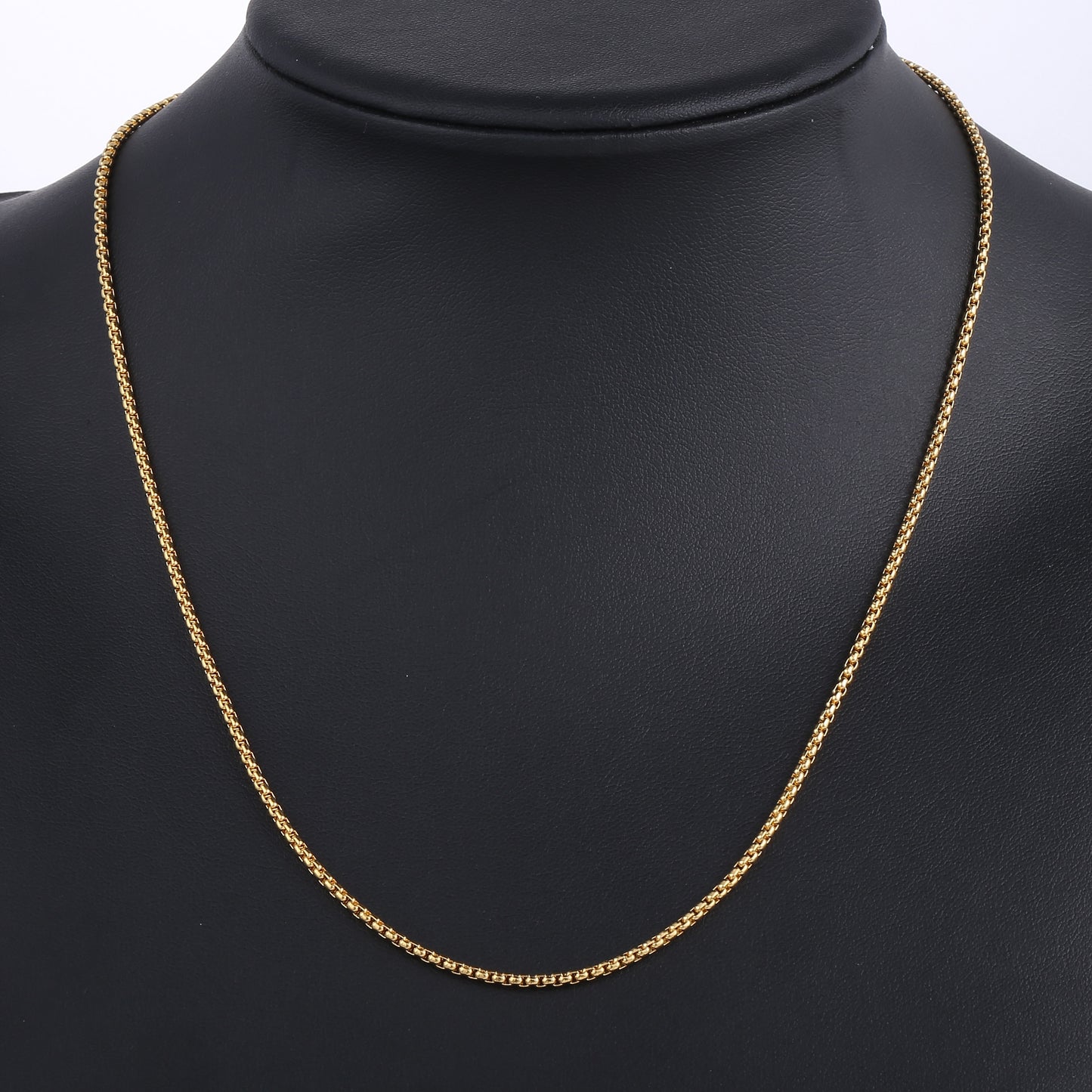 Rose-Gold / Black / Gold & Silver Box-Link Chains