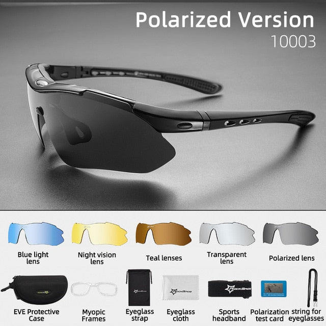 Polarized Sports Sunglasses - Unisex