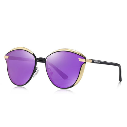 Vintage Polarized Sunglasses for Women  - Oval Cat-Eyed Styled Fashion Eyewear