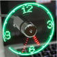 Flexible Gooseneck LED Fan Clock for Laptop