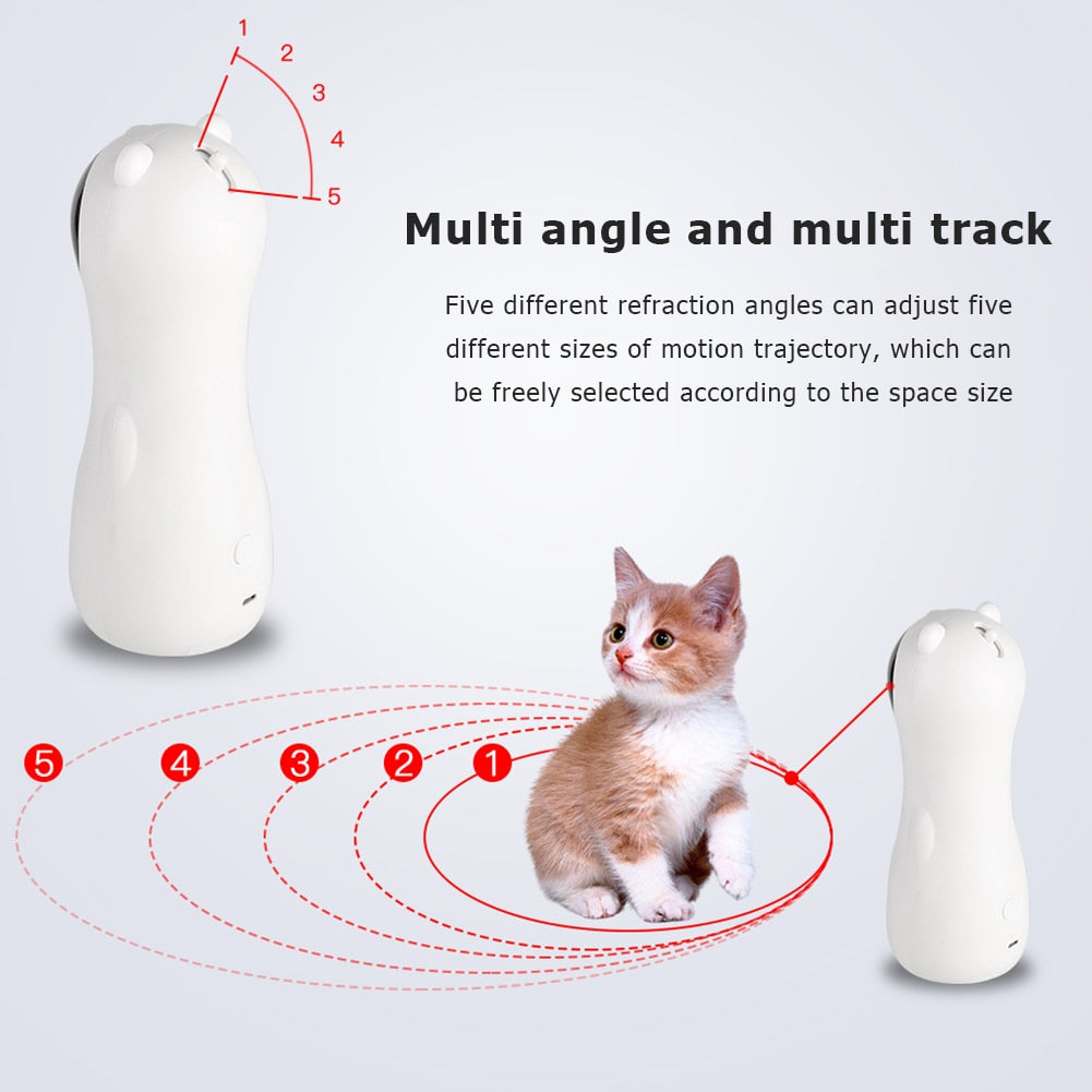 Interactive Smart Teaser LED Laser Cat Toy