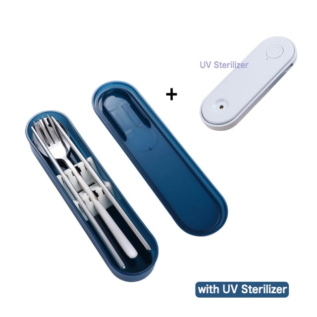 Cutlery Set with Box UVC Sterilizer