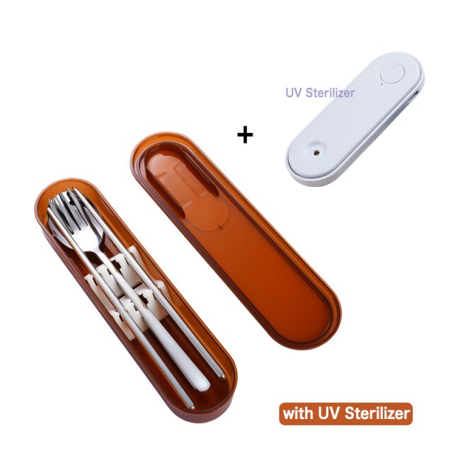 Cutlery Set with Box UVC Sterilizer
