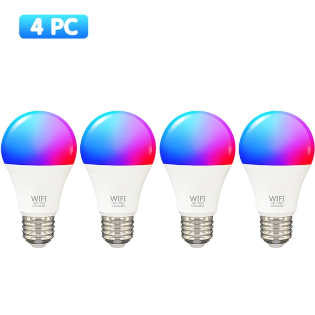 Multi-Color Dimmable Smart Wi-Fi Bulb - 15W LED